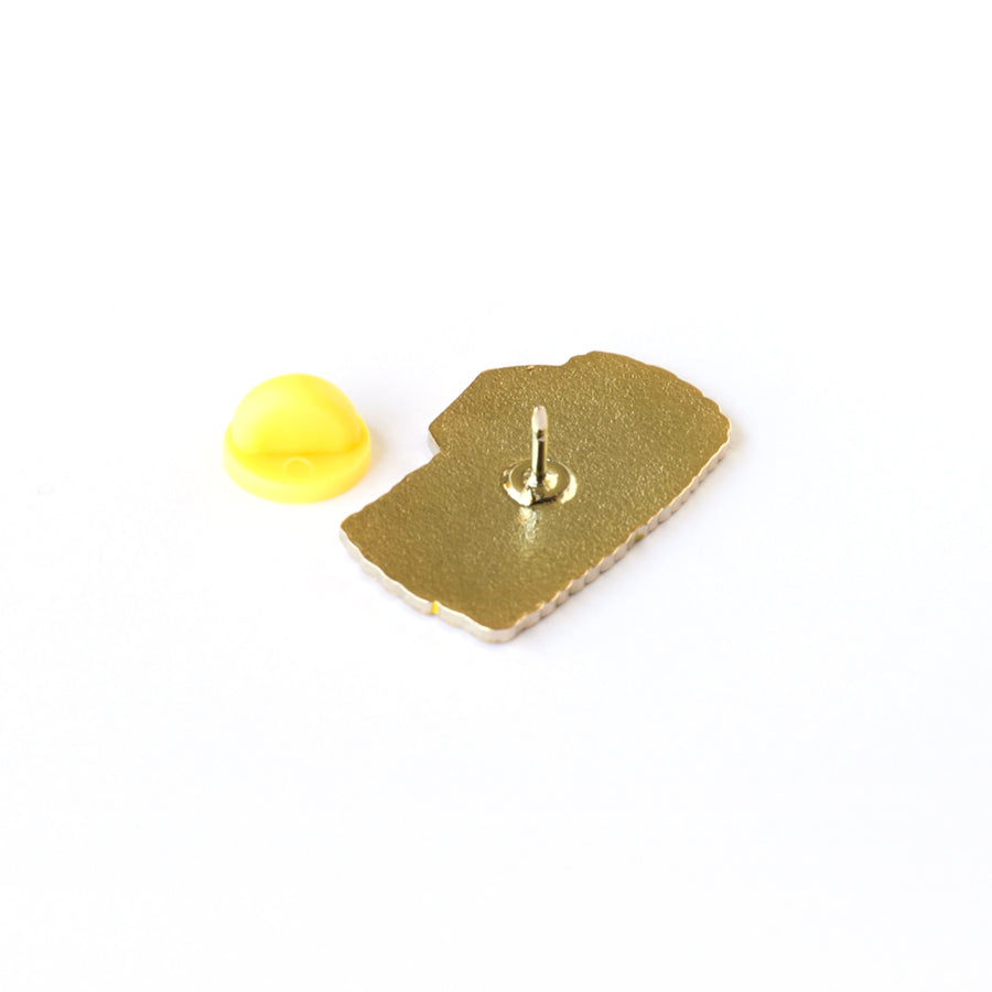 Corncob Enamel Pin